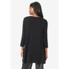 Roaman's Women's Plus Size Printed Tulip-Hem Ultra Femme Tunic - 3 of 4