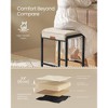 VASAGLE EKHO Collection - Bar Stools Set of 2, Counter Height Bar Stools, Synthetic Leather with Stitching - 4 of 4