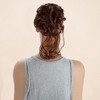 Unique Bargains Women's Nature Long Hair Wig Hair Clip 9.84inch Brownish Red 1 Pc - 3 of 4