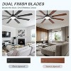 Airsurfer 72" Windmill Matte Black Ceiling Fan with Color-Changing LED Light, 8-Blade, Remote Included - 3 of 4