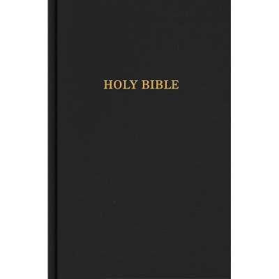 KJV Study Bible, Personal Size Edition, Black Cloth Over Board - by  Holman Bible Publishers (Hardcover)