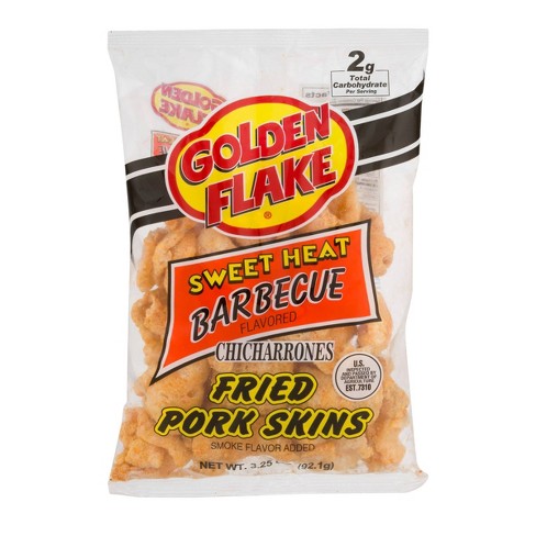 flake pork skins heat 3oz chicharrones