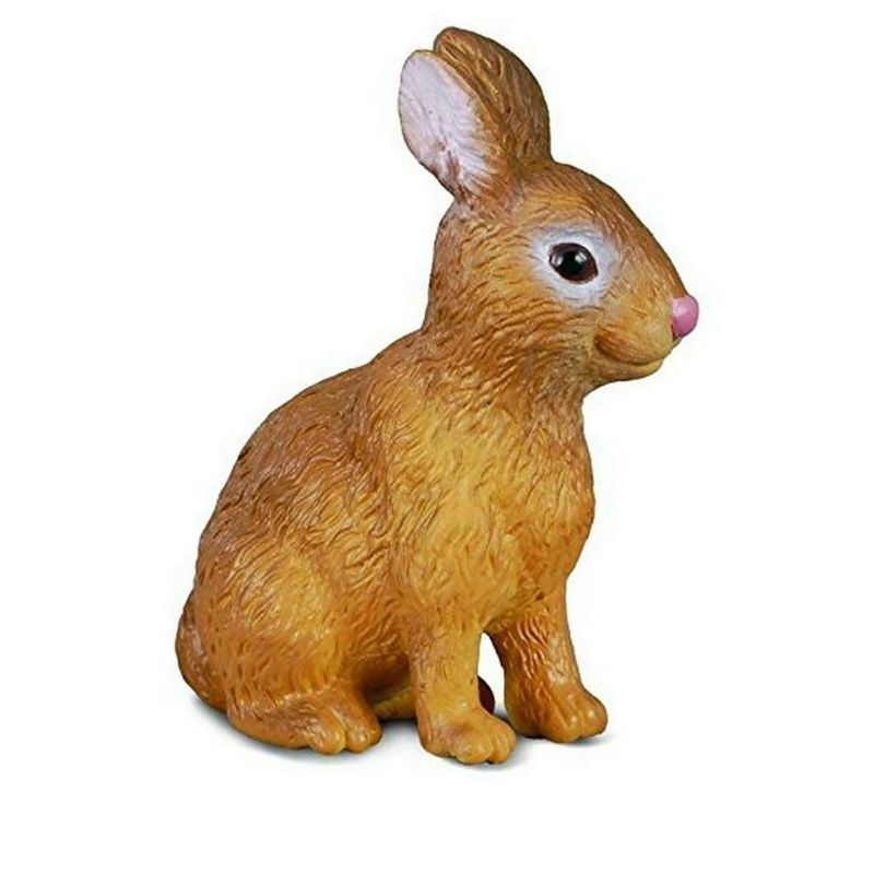 Breyer Animal Creations CollectA Wildlife Collection Miniature Figure | Rabbit, 1 of 2
