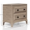 NicBex Nightstand with 2 Drawers,Modern Bedside Table with Unique Design,Side Table for Bedroom,Living Room - 3 of 4