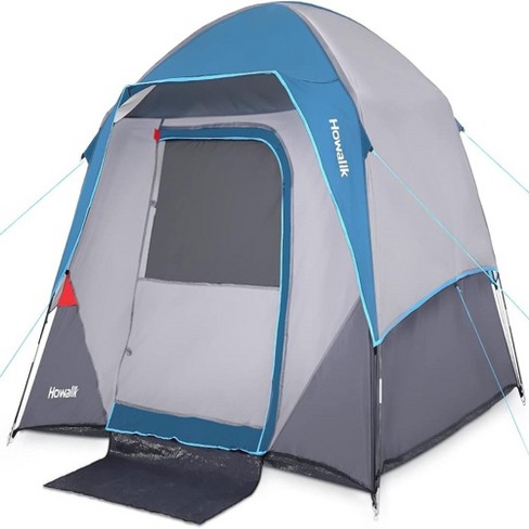 Whizmax Camping Tent Easy Set up Camping Tent 4 Person for Hiking Backpacking Traveling Outdoor Light Blue 2.8ft L x 7ft W x 58in H