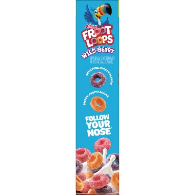 Kellogg's Froot Loops Wild Berry Family Size Breakfast Cereal - 16.1oz