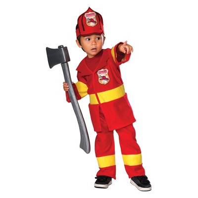 childrens fireman dressing up outfit