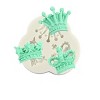O'Creme Triple Crown Silicone Fondant Mold - 2" x 3" - White - 3 of 4