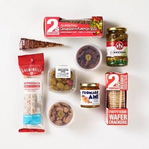 Gourmet Dash Charcuterie Accompaniment Starter Kit Party Platter - 51.5oz - 1 of 2