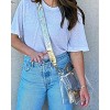 Packed Party Strap For Clear Cooper Crossbody Bag; Spirit Squad Confetti Strap For Women and Girls Fashion Purse, Handbag; Trendy for Ladies at - 4 of 4