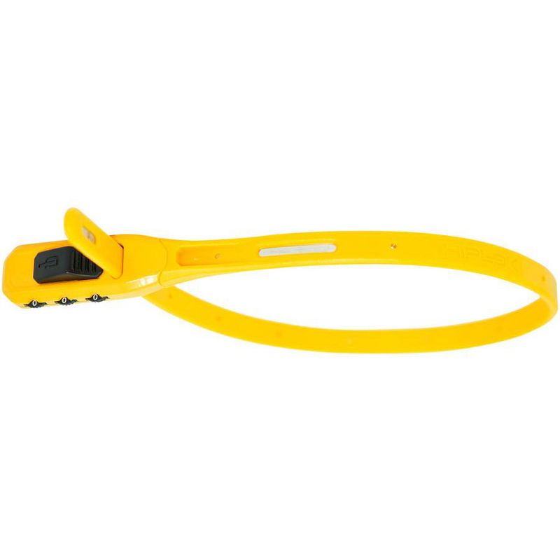 Hiplok Z-Lok Reinforced Security Ratchet Tie Lock Single Yellow 440mm Length, 1 of 5