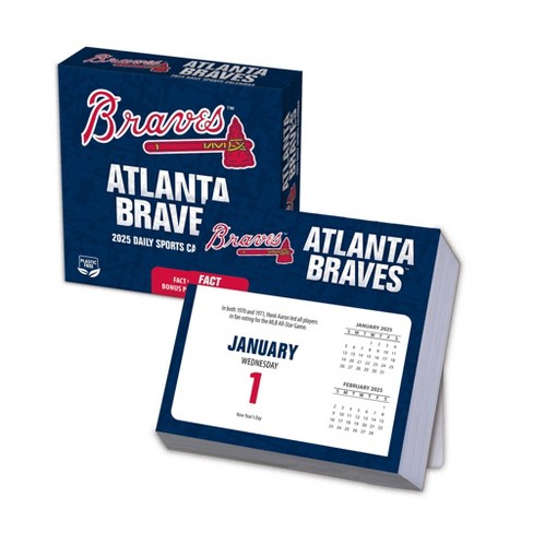 Mlb Atlanta Braves 2025 Box Calendar : Target