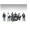 "Gentlemen's Club" 6 piece Figure Set for 1/24 Scale Models by American Diorama - 2 of 4