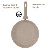 Lorren Home Trends 12" Ceramic Coated Fry Pan, Heat-resistent Handle, PFOA Free, Easy to Clean, Induction Compatible, Beige - 2 of 4