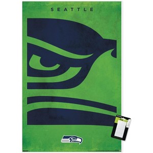 Trends International NFL Seattle Seahawks - Logo 25 Unframed Wall Poster Prints - 1 of 4
