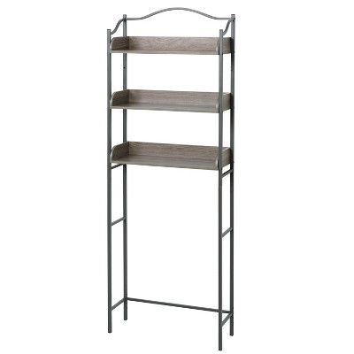 Spacesaver Over the Toilet Etagere Gray - Zenna Home