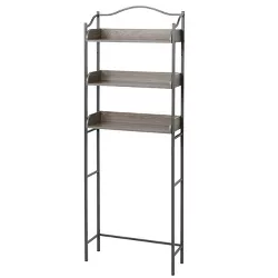 Spacesaver Over the Toilet Etagere Gray - Zenna Home