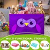 QUOKKA Fabric Toy Storage Box for Kids - Owl | XL | XXL - Foldable Toy Storage Bin - 4 of 4