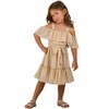 Golden Sands Ruffle Shoulder Sundress Mia Belle Girls - 2 of 4