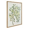 28" x 38" Sylvie Pale Leaves Framed Canvas by Patricia Shaw Natural - Kate & Laurel All Things Decor - 2 of 4