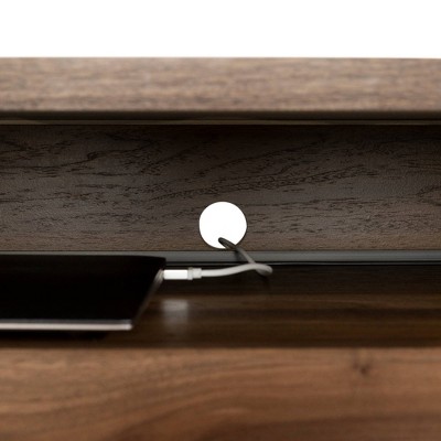 South Shore Flam 44'' Natural Walnut Multi-Function Secretary Desk