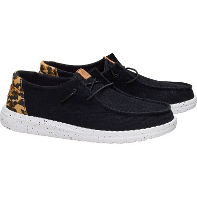 Обувь HEYDUDE Women Wendy Wildcat , Black/Leopard, 7 — фото 2