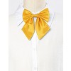 Allegra K Women's Pre-tied Adjustable Solid Color Bowknot Bow Ties - 2 of 4