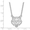 Black Bow Jewelry 14k White Gold Arkansas State Red Wolves NCAA Necklace 18 Inch - 2 of 4