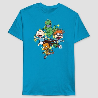 Men's Rugrats Short Sleeve Graphic T-Shirt - Turquoise Blue