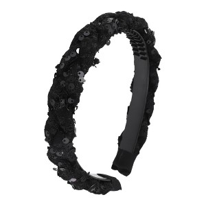 Unique Bargains Women's Sequins Headbands 1 Pc - 1 of 4