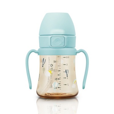 Grosmimi PPSU Straw Cup with Flip Top - 6oz (200ml)