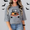 Trick Or Treat Truck - Women's Garment Dyed Graphic T-Shirt - 3 of 4