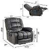 Power Electric Recliner, Lift Chair Relax Sofa Chair with Massage & Heating Function for Elderly-ModernLuxe - 3 of 4