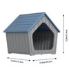 Gulches Small Cute Pet House Flat Comfortable Interior, Strong Durable Break-Resistant Build, Tool-Free Easy Installation - 2 of 4