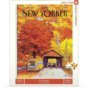 New York Puzzle Company Covered Bridge 1000 Piece Puzzle - 1 of 4