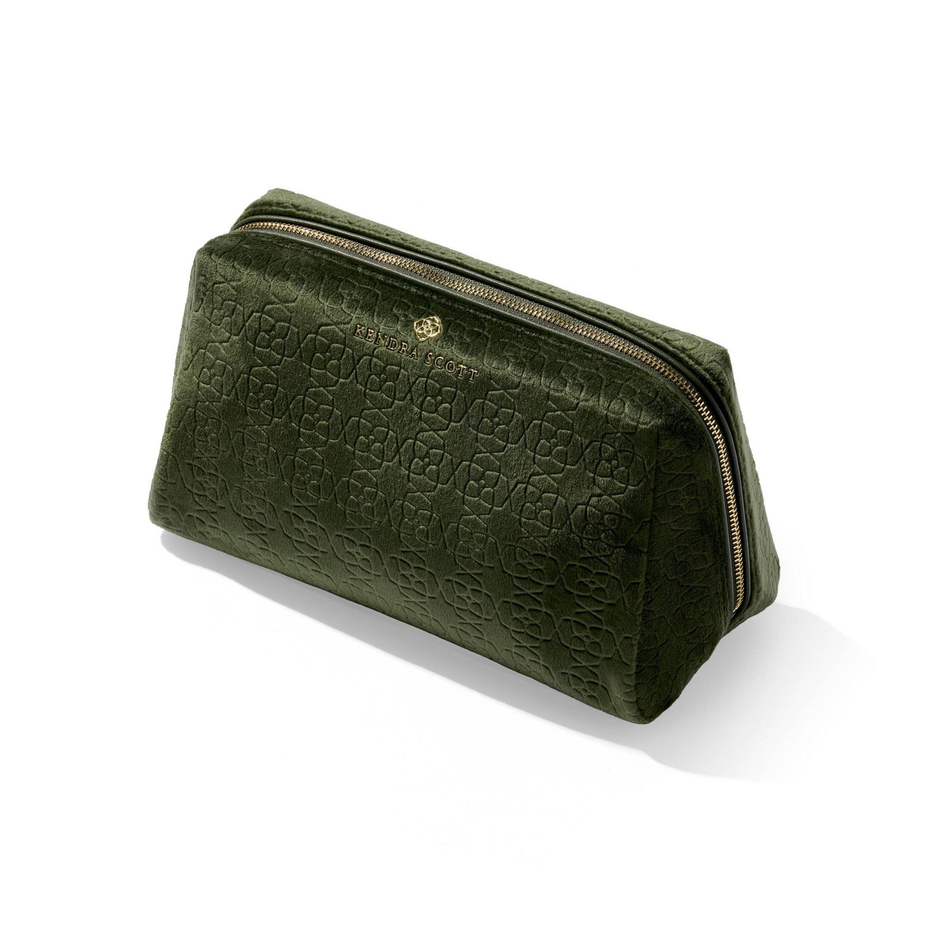 Kendra Scott Filigree Cosmetic Case - Green