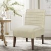 TopComfy Accent Chairs Modern Chair Dining Chair Armless Lounge Chair Comfortable Chair Decoration Chair for Living Room, Beige, 21"*29.13"*34.25" - 2 of 4