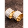 Serena White Pearl Napkin Rings, Set of 6 - 4 of 4