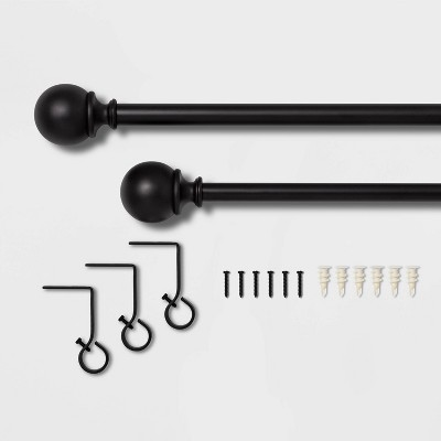 Black : Curtain Rods & Hardware