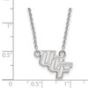 Black Bow Jewelry 10k White Gold Central Florida Knights NCAA Necklace 18 Inch - 2 of 4