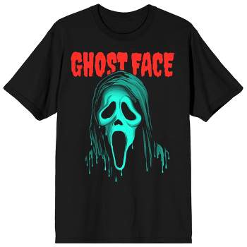 Ghostface Pop Color Men's Black Graphic Tee