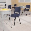Flash Furniture HERCULES Series 661 lb. Capacity Ergonomic Shell Stack Chair with 16'' Seat Height - 4 of 4