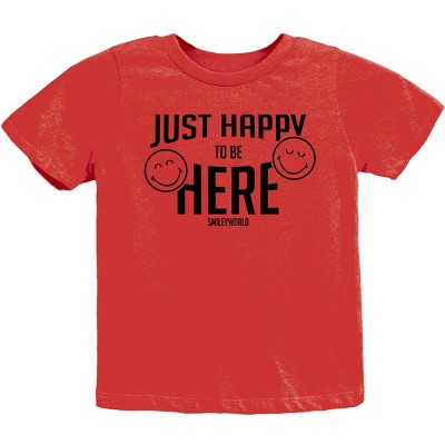 The Juniper Shop SmileyWorld Just Happy To Be Here Youth Short Sleeve Tee