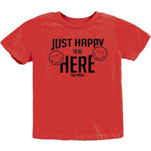 The Juniper Shop SmileyWorld Just Happy To Be Here Youth Short Sleeve Tee - 1 of 4