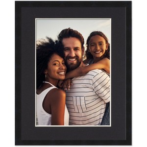 PosterPalooza | Black Frame with Black Photo Mat, UV Acrylic Front, Foam Board Backing, 60 Sizes Available - 1 of 4