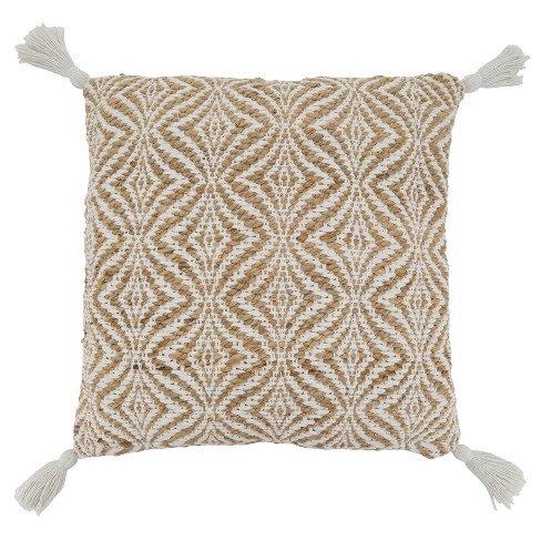 Jute shop pillow covers