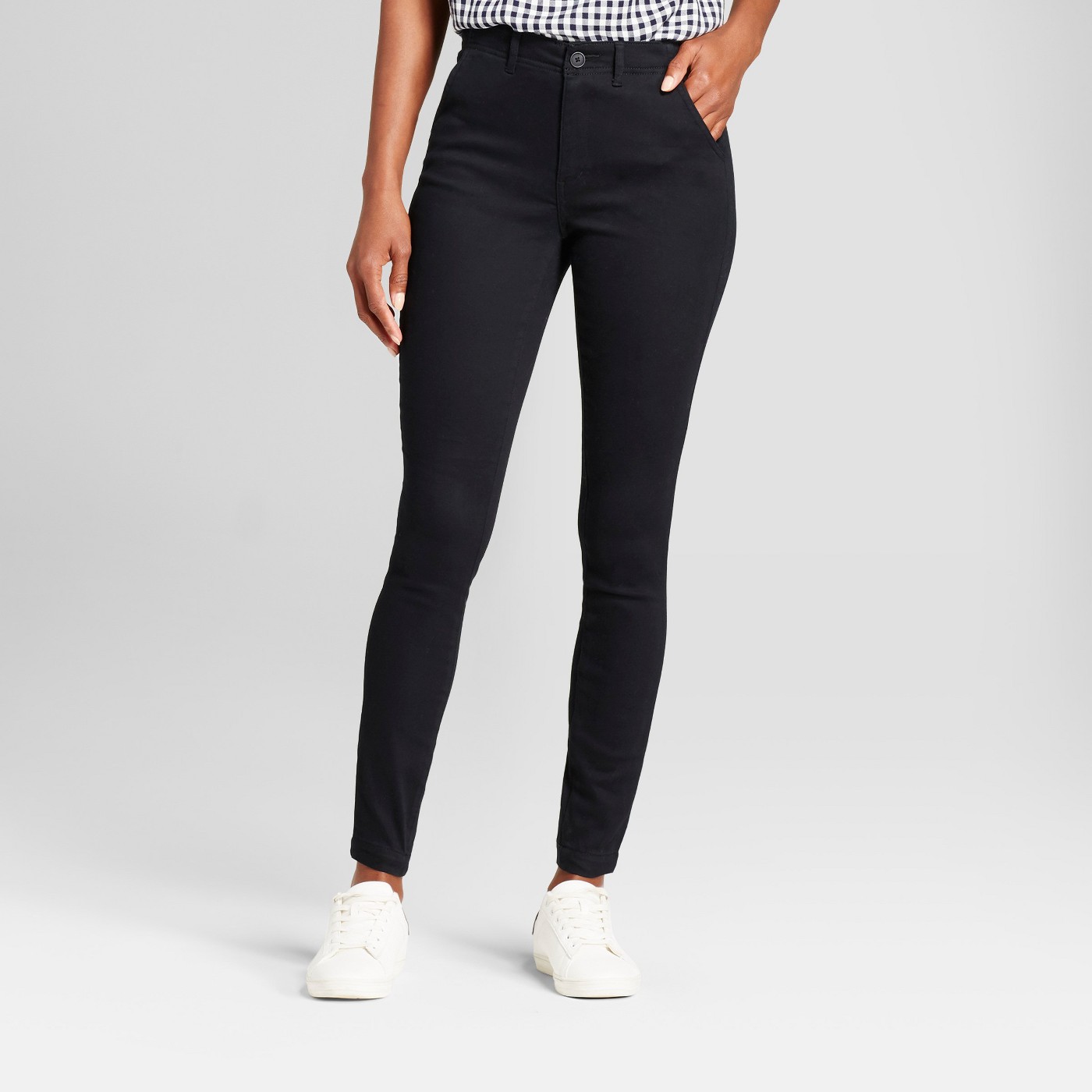 Women's Skinny Chino Pants - A New Day™ - image 1 of 3
