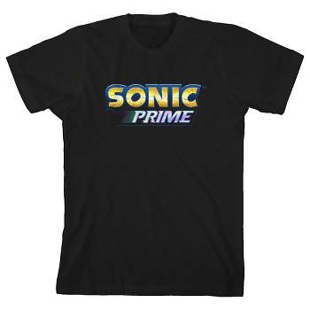 SONIC THE HEDGEHOG - KNUCKLES STEELY FOCUS KID SIZE T-SHIRT - BLACK - SONIC  2
