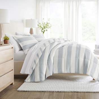 Geometric Modern Reversible Soft Comforter Sets, Down Alternative, Easy Care - Becky Cameron