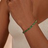 Tennis Bracelet for Women, 14K Gold Plated Cubic Zirconia Adjustable Slider Bracelets Trendy Jewelry Gift - 2 of 4